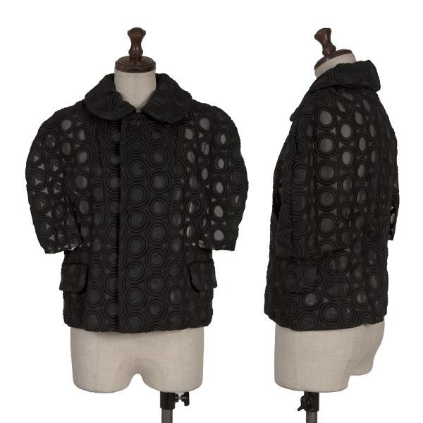 COMME des GARCONS（コムデギャルソン） シースルーサークル刺繍ボレロ