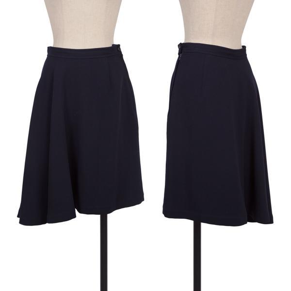 Tricot コムデギャルソン ウールアシンメトリースカート　フレア　S グレー COMME des GARCONS（コムデギャルソン） ウールアシンメトリーフレア