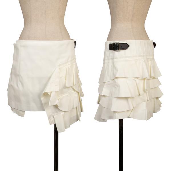 【archive】コムデギャルソン ローブドシャンブル ラップスカート フリル COMME des GARCONS（コムデギャルソン） フリル切替プリーツラップ