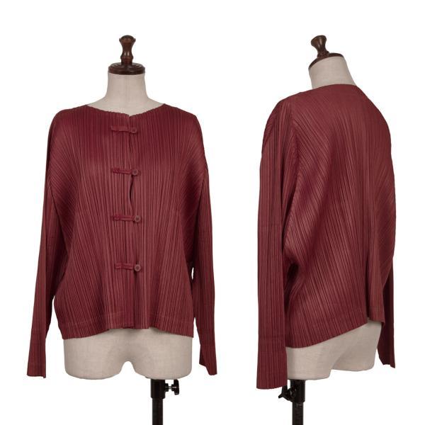 PLEATS PLEASE（プリーツ プリーズ） チャイナボタンノーカラー