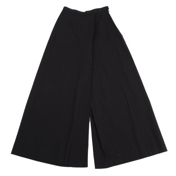 ジャンポールゴルチエ クラシック ワイドパンツ ウール 40 最高 L 黒