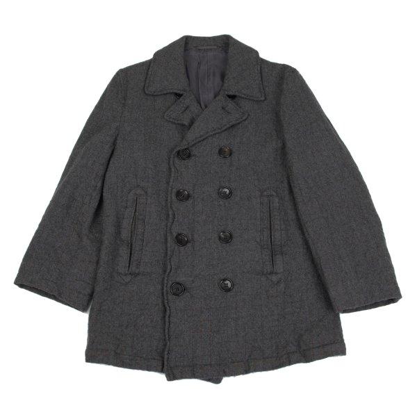 ［限定値下げ‼️］COMME des GARÇONS ウールピーコート COMME des GARCONS HOMME コムデギャルソン オムCOMME ウール縮絨