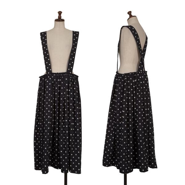 コムデギャルソン　コムデギャルソン　コムコム　ドットスカート コムコム コムデギャルソンCOMME des GARCONS ドットシフォンプリーツ