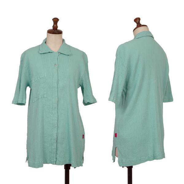 HAAT ハート　イッセイミヤケ　プリーツ　シャツ　ブラウス ISSEY MIYAKE イッセイミヤケハートISSEY HaaT コットンフロント