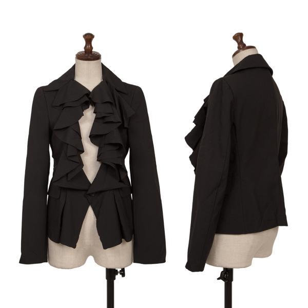 COMME des GARCONS（コムデギャルソン） ポリドレープフリルラペル