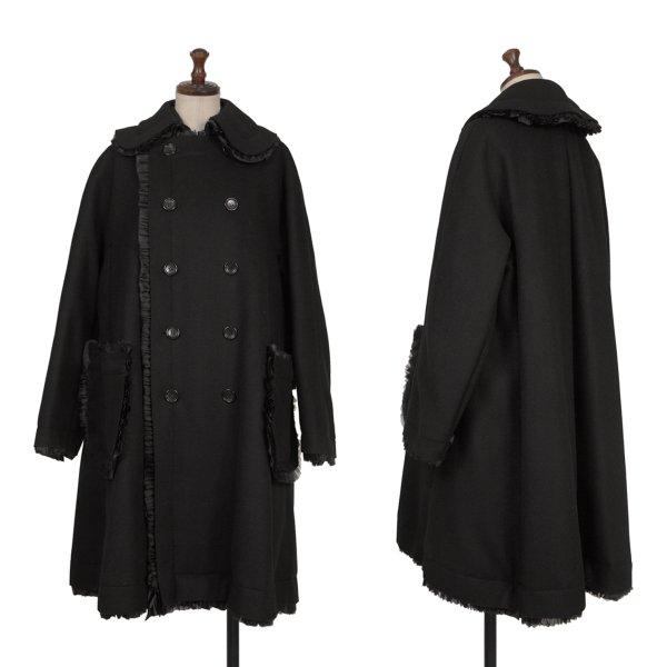 COMME des GARCONS（コムデギャルソン） ウールナイロンフリルライン