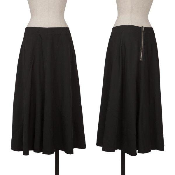 tricot COMME des GARCONS / スカート/M/ウール/BLK/無地/TS-11011M tricot COMME des GARCONS トリココムデギャルソンtricot ウールギャバ