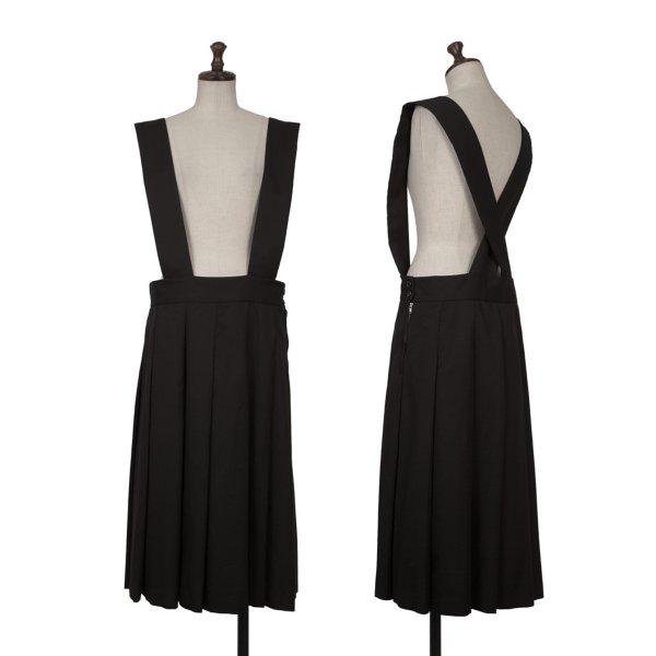 コムデギャルソン ブラック 吊りプリーツ スカート COMME des GARCONS（コムデギャルソン） ブラックコムデギャルソン