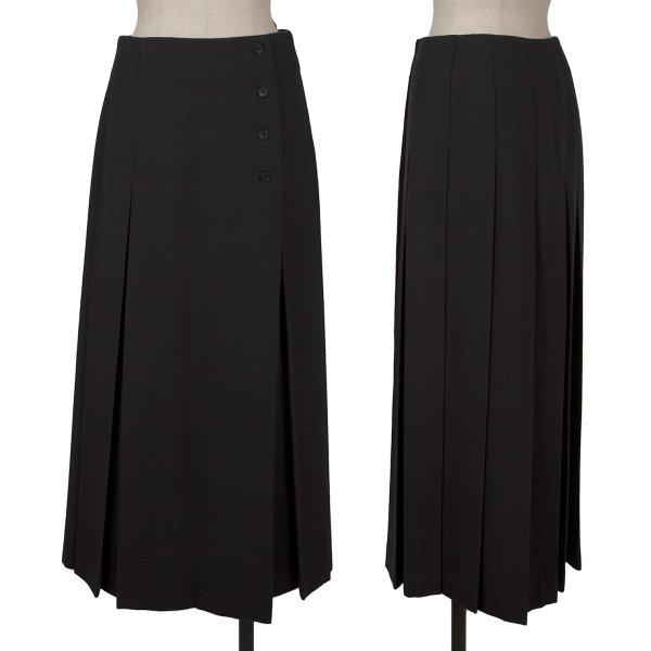 MARGARET HOWELL（マーガレットハウエル） ウール格子チェックタック