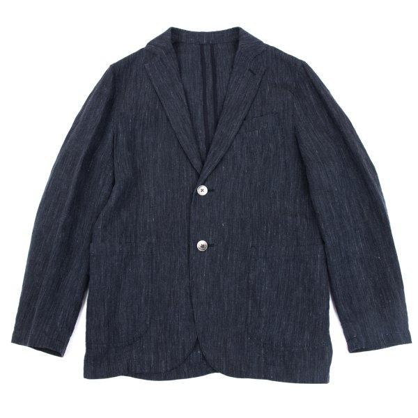 PAPAS（パパス） パパスプラスPapas+ リネンデニムライク2Bジャケット