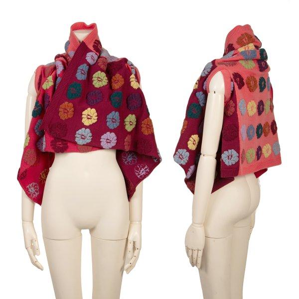 COMME des GARCONS（コムデギャルソン） フローラル刺繍ラップ