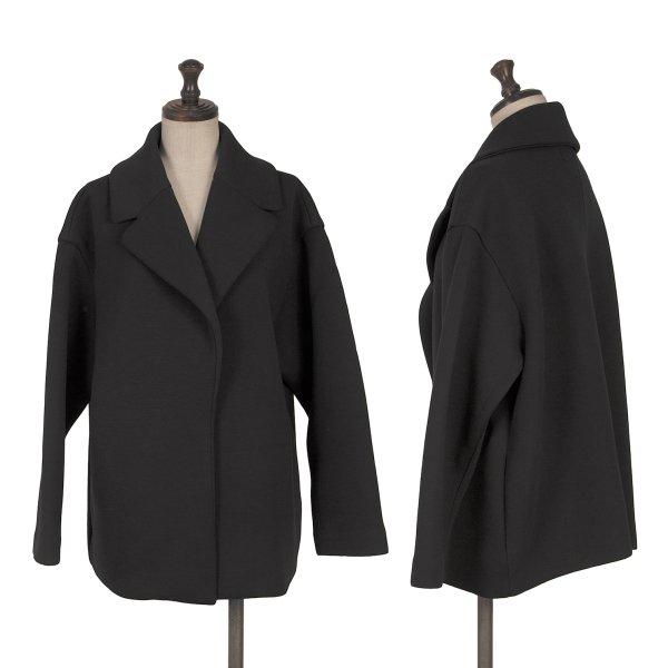 リムアークRIM.ARK ポリストレッチマグネットボタンハーフコート 黒38