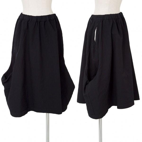 コムコム コムデギャルソンCOMME des GARCONS ポリ製品染めストライプ  