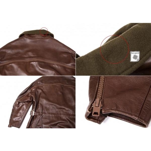 Yamamoto ヨウジヤマモト ジャケット The 6 1 バックジップデザインレザージャケット Homme 6 1 Pour 茶カーキm Pour ショッピング店 プールオムyohji Men メンズ K プレイフル