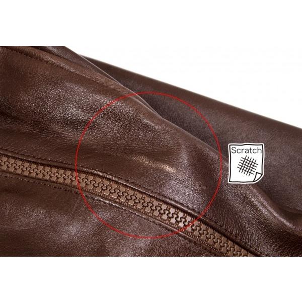 Yamamoto ヨウジヤマモト ジャケット The 6 1 バックジップデザインレザージャケット Homme 6 1 Pour 茶カーキm Pour ショッピング店 プールオムyohji Men メンズ K プレイフル