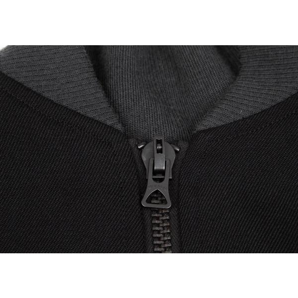 コンビニ受取対応商品 の新品 ヨウジヤマモト ファムyohji Yamamoto Femme ジップブルゾンデザイン巻きワンピース 黒2 レディース 高級上質ブランドの