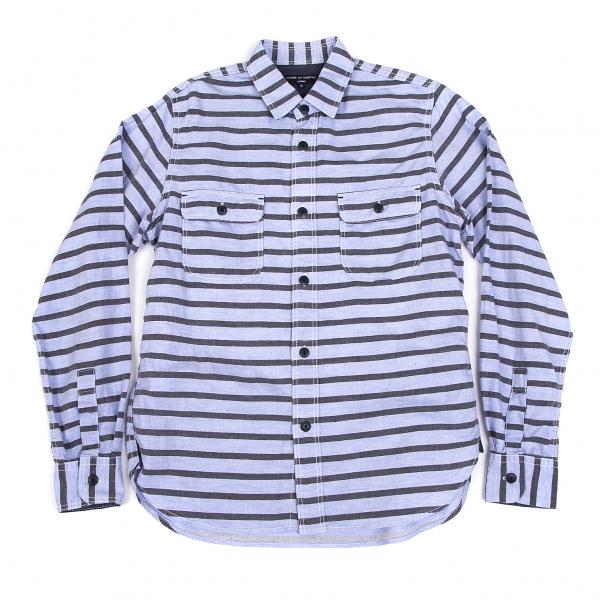 コムデギャルソン オムCOMME des GARCONS HOMME ボーダーシャンブレー 