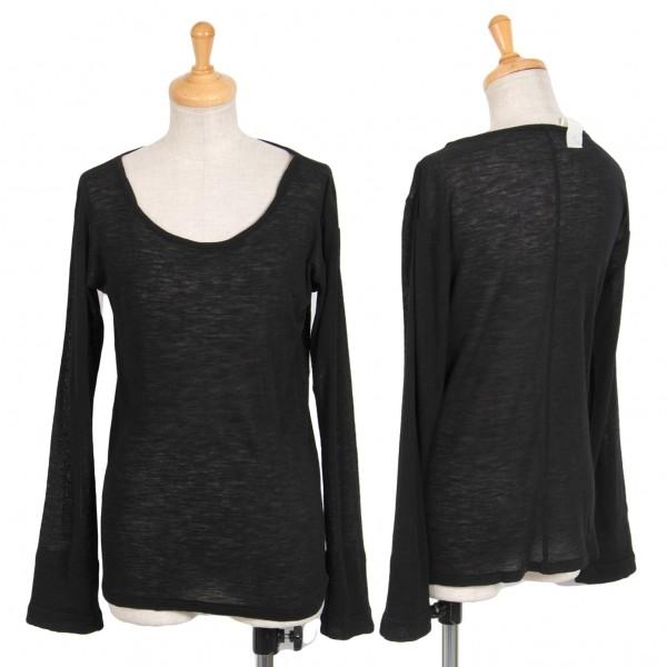 エヌハリウッド N Hoolywood ウールシルクネックタグカットソー 黒xs レディース K プレイフル Yahoo ショッピング店 通販 Yahoo ショッピング