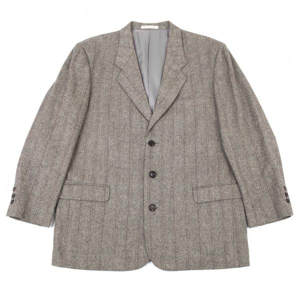 PAPAS（パパス） パパスPapas MARLINGウールストライプヘリンボーン