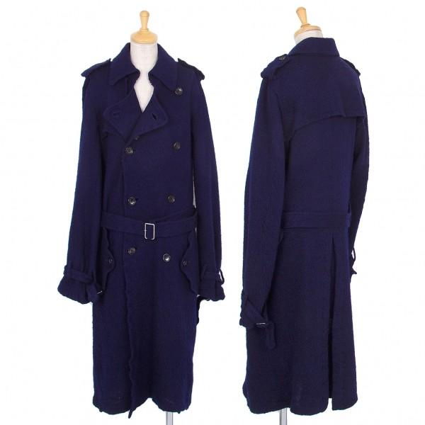 トリココムデギャルソンtricot Comme Des Garcons ウールニットトレンチコート 紺m レディース K プレイフル Yahoo ショッピング店 通販 Yahoo ショッピング