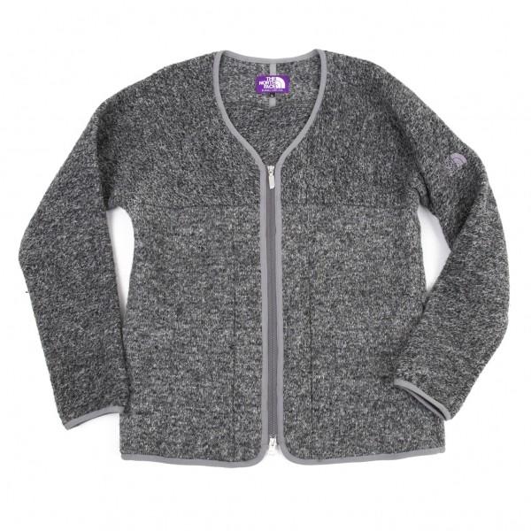 ノースフェイス パープルレーベルthe North Face Purple Label 切替ジップインナーニットカーディガン グレーl メンズ K プレイフル Yahoo ショッピング店 通販 Yahoo ショッピング