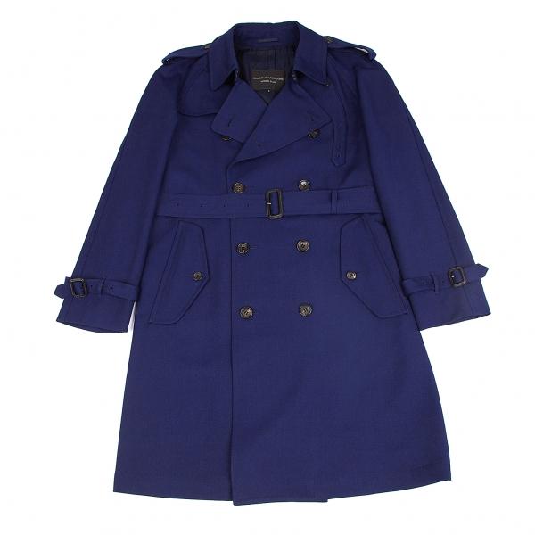 コムデギャルソン オムプリュスcomme Des Garcons Homme Plus エステルギャバトレンチコート 青l メンズ K 181 プレイフル Yahoo ショッピング店 通販 Yahoo ショッピング