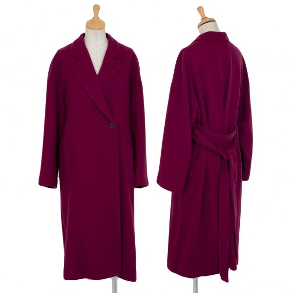 レキップヨシエイナバl Equipe Yoshie Inaba 起毛ウールチェスターコート 紫38 レディース K 911 プレイフル Yahoo ショッピング店 通販 Yahoo ショッピング