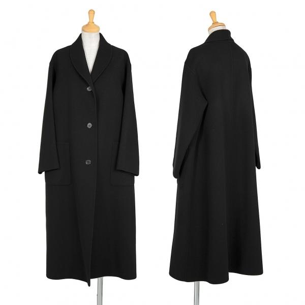 レキップ ヨシエイナバl Equipe Yoshie Inaba カシミヤ混ショールカラーウールコート 黒7 レディース K プレイフル Yahoo ショッピング店 通販 Yahoo ショッピング