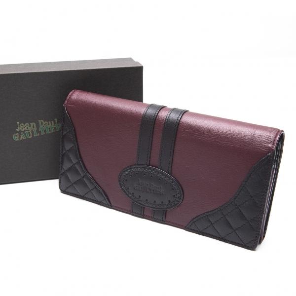 ジャンポールゴルチエjean Paul Gaultier レザーキルティング切替長財布 ワインレッド メンズ K プレイフル Yahoo ショッピング店 通販 Yahoo ショッピング