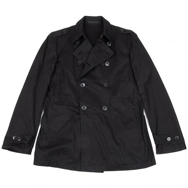 ワイズフォーメンy S For Men コットン製品染めショートトレンチコート 黒4 メンズ K プレイフル Yahoo ショッピング店 通販 Yahoo ショッピング