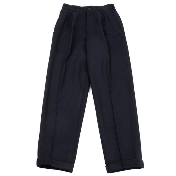 コムデギャルソン オムcomme Des Garcons Homme フラノウールトラウザーパンツ 紺s メンズ K 721 プレイフル Yahoo ショッピング店 通販 Yahoo ショッピング