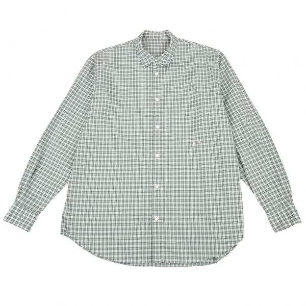パパスpapas コットンオーバーチェックシャツ 緑l メンズ K 2 プレイフル Yahoo ショッピング店 通販 Yahoo ショッピング