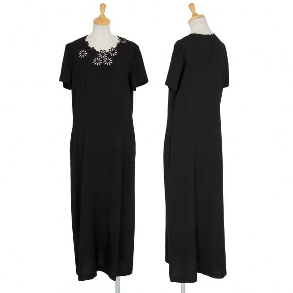 ローブドシャンブル コムデギャルソンrobe De Chambre Comme Des Garcons ネックレースデザインレーヨンワンピース 黒m位 レディース K 900 プレイフル Yahoo ショッピング店 通販 Yahoo ショッピング