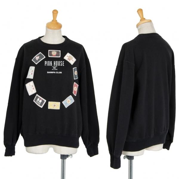 ピンクハウスpink House プリントパッチサークルスウェット 黒m位 レディース K プレイフル Yahoo ショッピング店 通販 Yahoo ショッピング