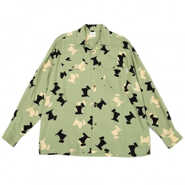 カールヘルムkarl Helmut レーヨンドッグプリントシャツ 黄緑l位 メンズ K 929 プレイフル Yahoo ショッピング店 通販 Yahoo ショッピング