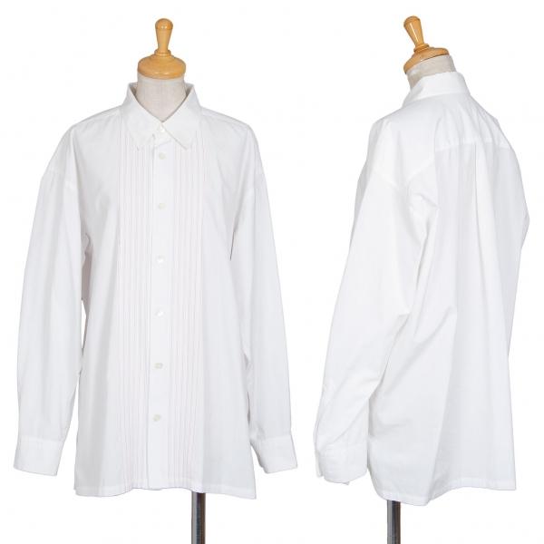 ISSEY MIYAKE イッセイミヤケISSEY コットンフロントピンタックシャツ 