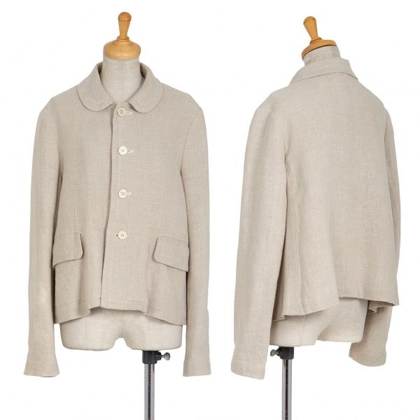 コムコム コムデギャルソンCOMME des GARCONS 粗織りリネンラウンド 