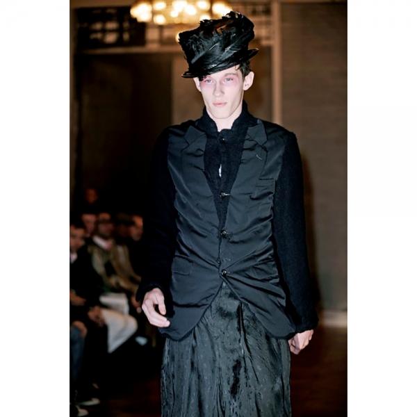 コムデギャルソン オムプリュス ウール縮絨フロントドッキング