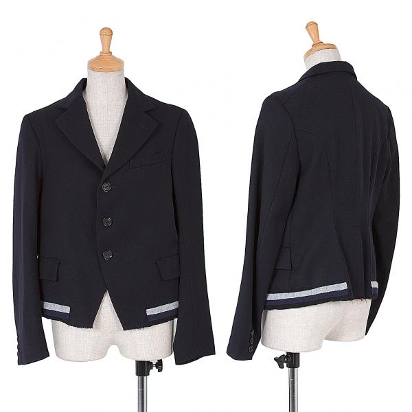 コムコム コムデギャルソンCOMME des GARCONS 裾ライン切替テーラード 