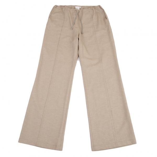 極美品✨PLEATS PLEASE プリーツ　七部丈　ベージュ　ボトムス 極美品✨PLEATS PLEASE プリーツ 七部丈 ベージュ ボトムス