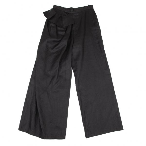 ヨウジヤマモト ファムYohji Yamamoto FEMME ラミーフラップデザイン