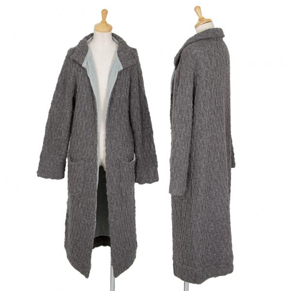 リミフゥLIMI feu ローゲージニットコート グレーS 【レディース】 : k  