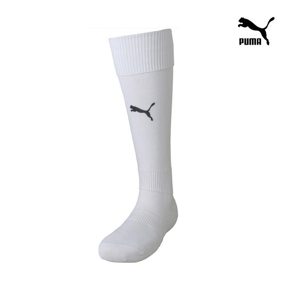 PUMA プーマ キッズ ジュニア サッカー ソックス LIGAコレクション ストッキング ホワイト ブラック 729880 04 16cm-24cm