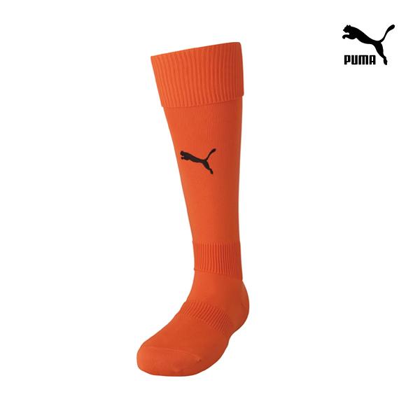 PUMA プーマ キッズ ジュニア サッカー ソックス LIGAコレクション ストッキング オレンジ ブラック 729880 08 16cm-24cm