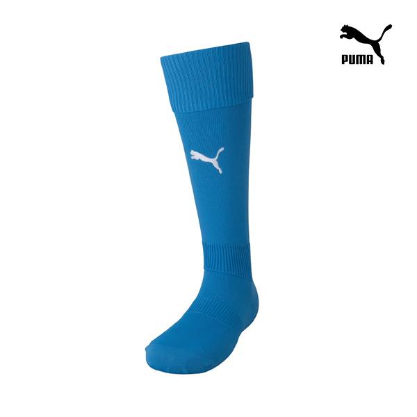 PUMA プーマ キッズ ジュニア サッカー ソックス LIGAコレクション ストッキング アズール ブルー 729880 13 ホワイト 16cm-24cm