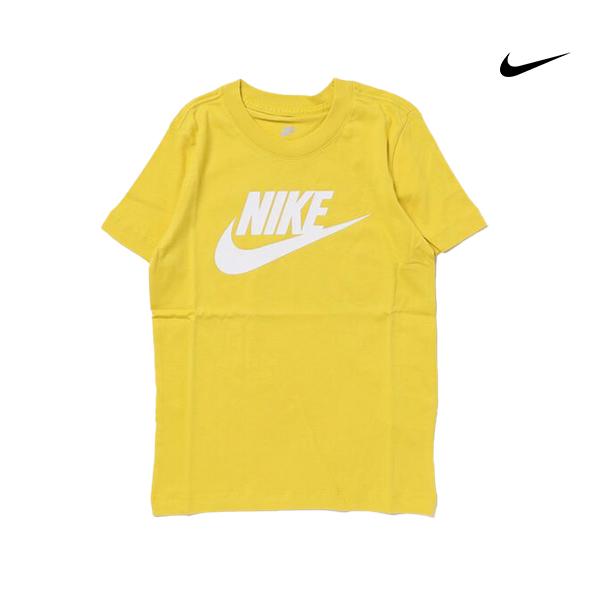 NIKE（ナイキ） キッズ ジュニア Tシャツ ロゴ Tシャツ イエロー 黄色