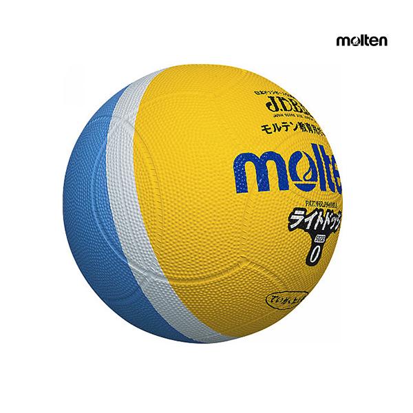 モルテン molten やわらかい触感でよく跳ねる軽量タイプのドッジボール0号球。日本ドッジボール協会推薦球です。幼児・小学校低学年向け、ドッジボールです。・素材　ゴム・重量　130〜150g・カラー LSK黄×サックス