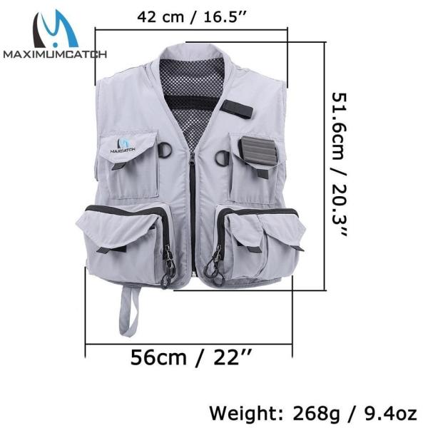 Maximumcatch New Fishing Vest Fishing Pack Outdoor Handy Adjustable Fly Vest Mohmmadiyon Com