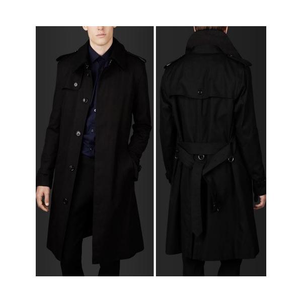 秋冬 人気 メンズ トレンチコート ロングコート ジャケット アウター