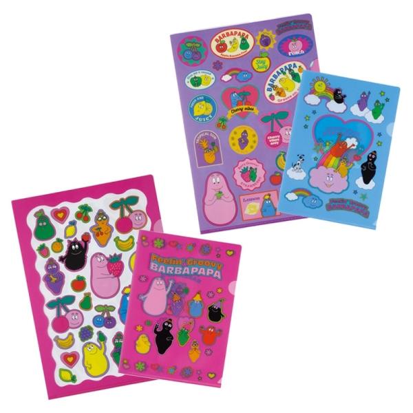 BARBAPAPA バーバパパ クリアファイルセット : PLAZA オンラインYahoo